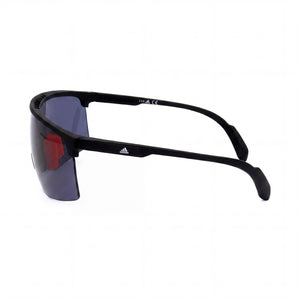 Adidas SP0005 Shield Sunglasses Men — side view, Non-Polarized Light Purple lens