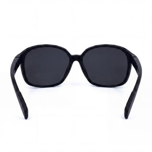 Adidas Sp0013 Rectangle Sunglasses Women — side view, Non-Polarized Grey lens