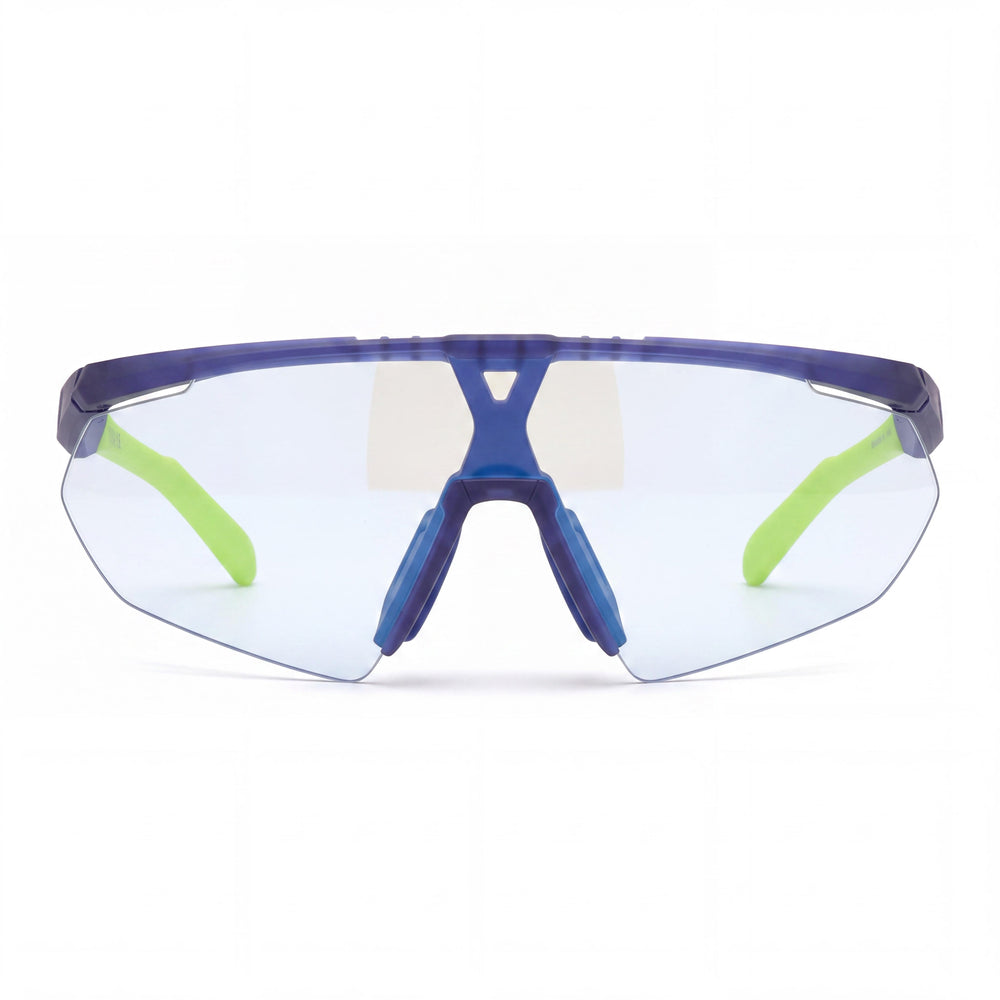 Adidas SP0015 Shield Sunglasses for Men — front view, Plastic frame