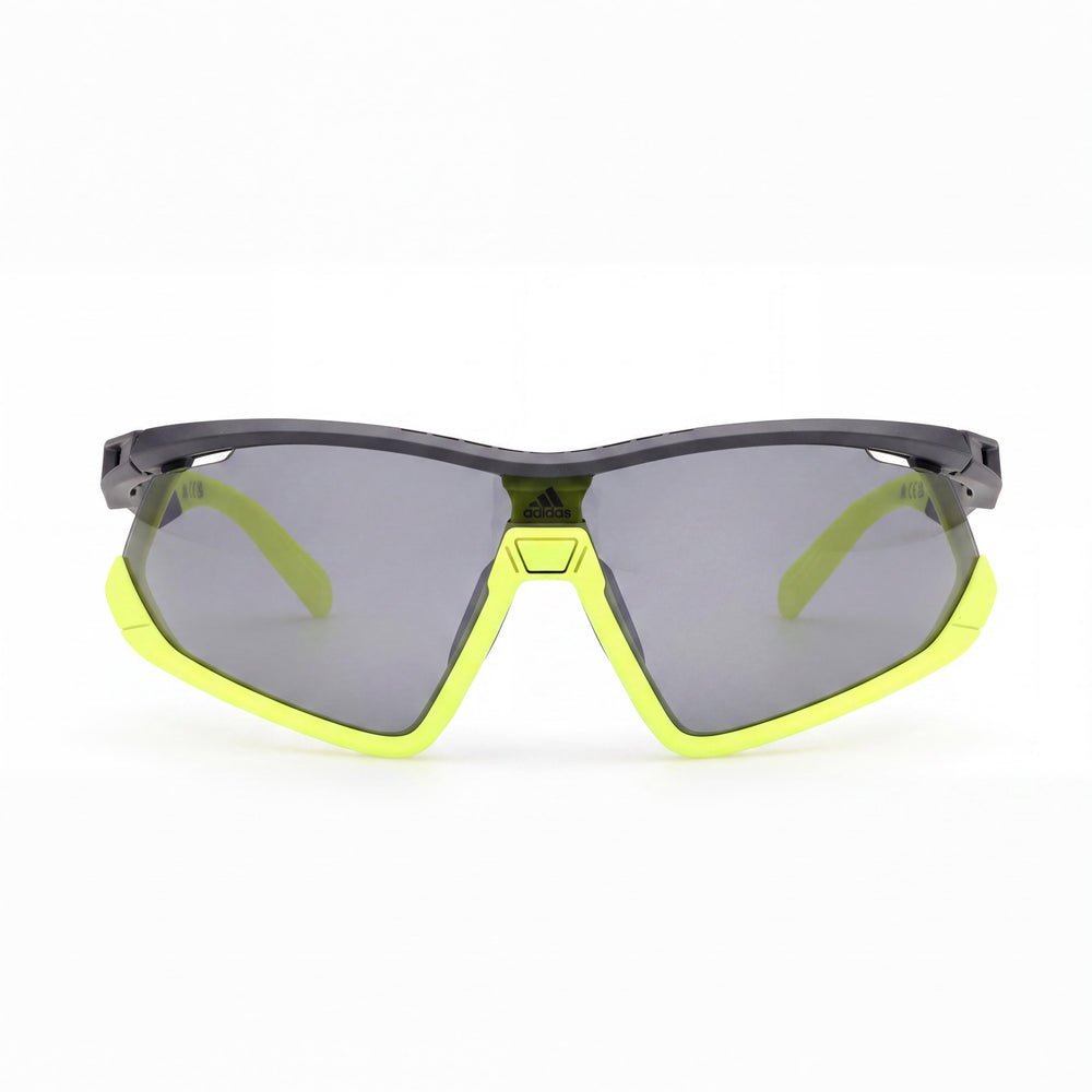 Adidas SP0055 Shield Sunglasses for Men — front view, Acetate frame