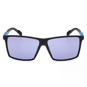 Adidas SP0058 Rectangle Sunglasses for Men — front view, 60mm lens width