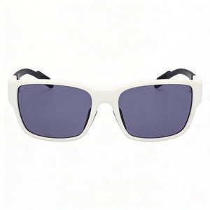 Adidas Sp0069 Rectangle Sunglasses Men — side view, Clear Acetate lens