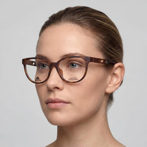 Adidas SP5001 Havana Eyeglasses Women — lifestyle wear, office and reading