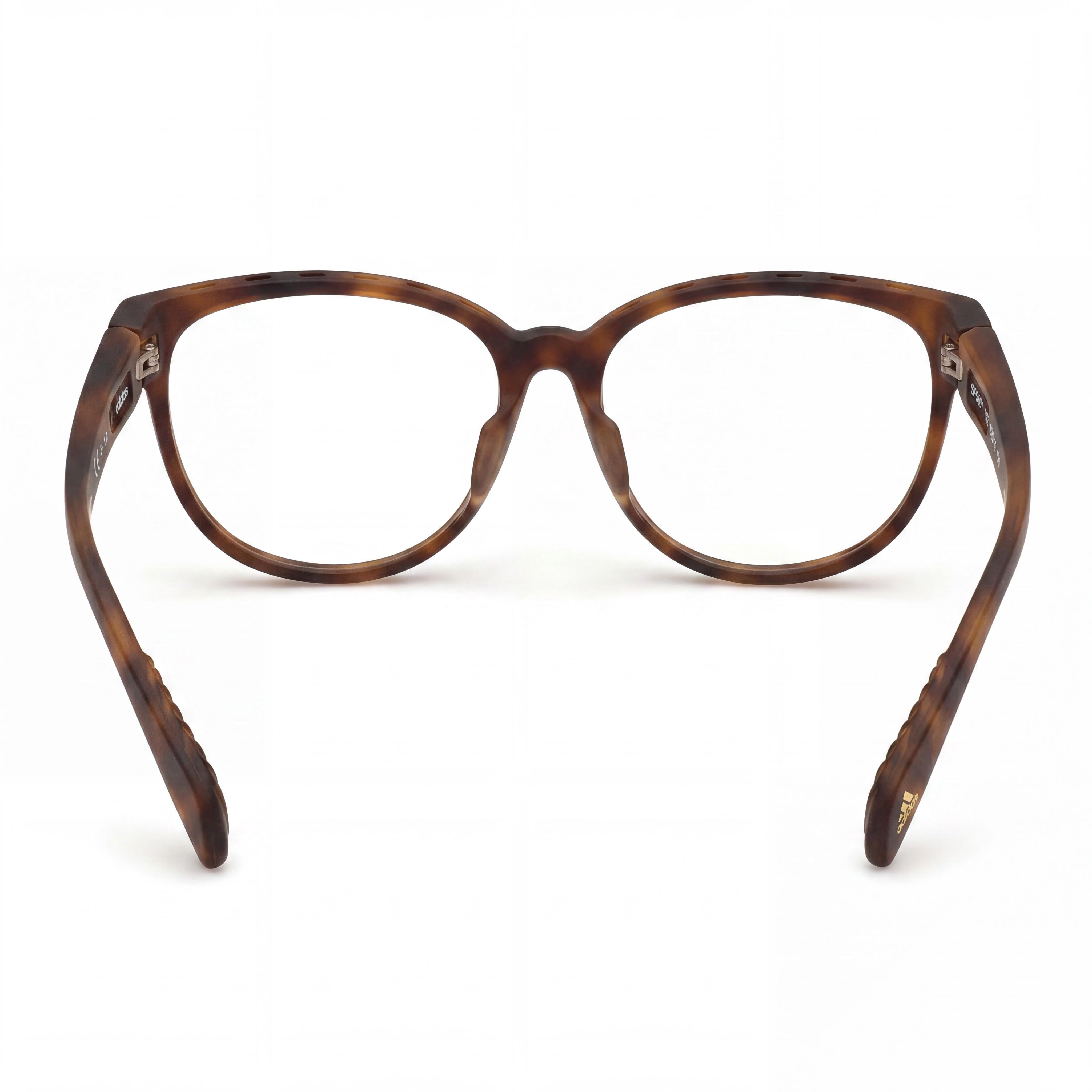Adidas SP5001 Havana Square Eyeglasses for Women, Injected 55mm, Photo 3