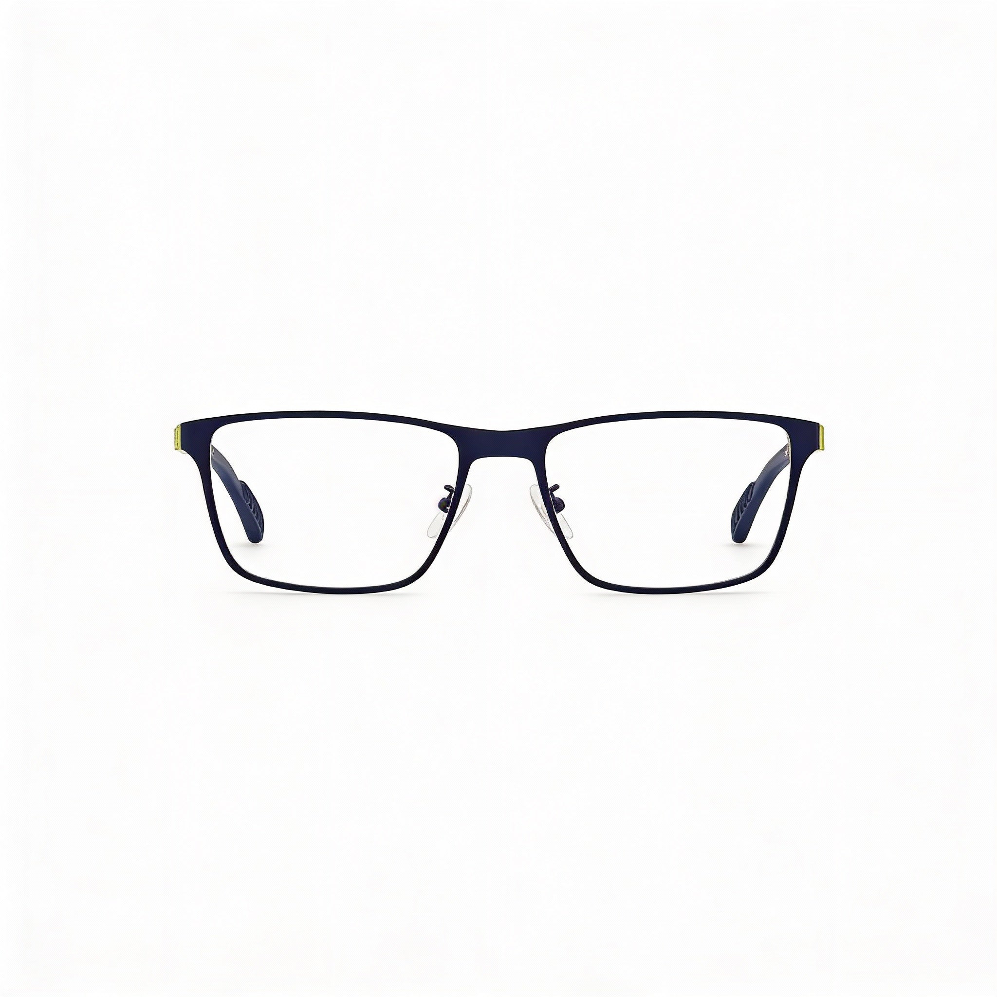 Adidas SP5021 Blue Rectangle Eyeglasses for Men, Metal, Photo 2