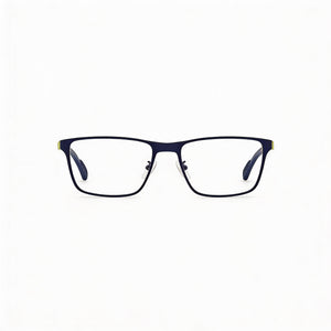 Adidas SP5021 Rectangle Eyeglasses for Men — front view, Metal