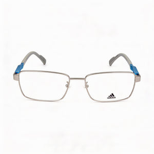 Adidas SP5025 Rectangle Eyeglasses for Men — front view, Metal