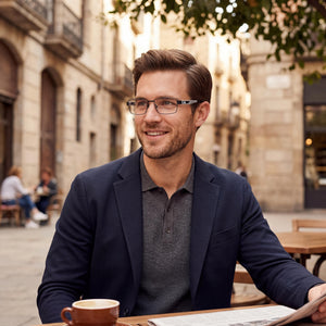 Adidas SP5036 Black Eyeglasses Men — lifestyle wear, office and reading