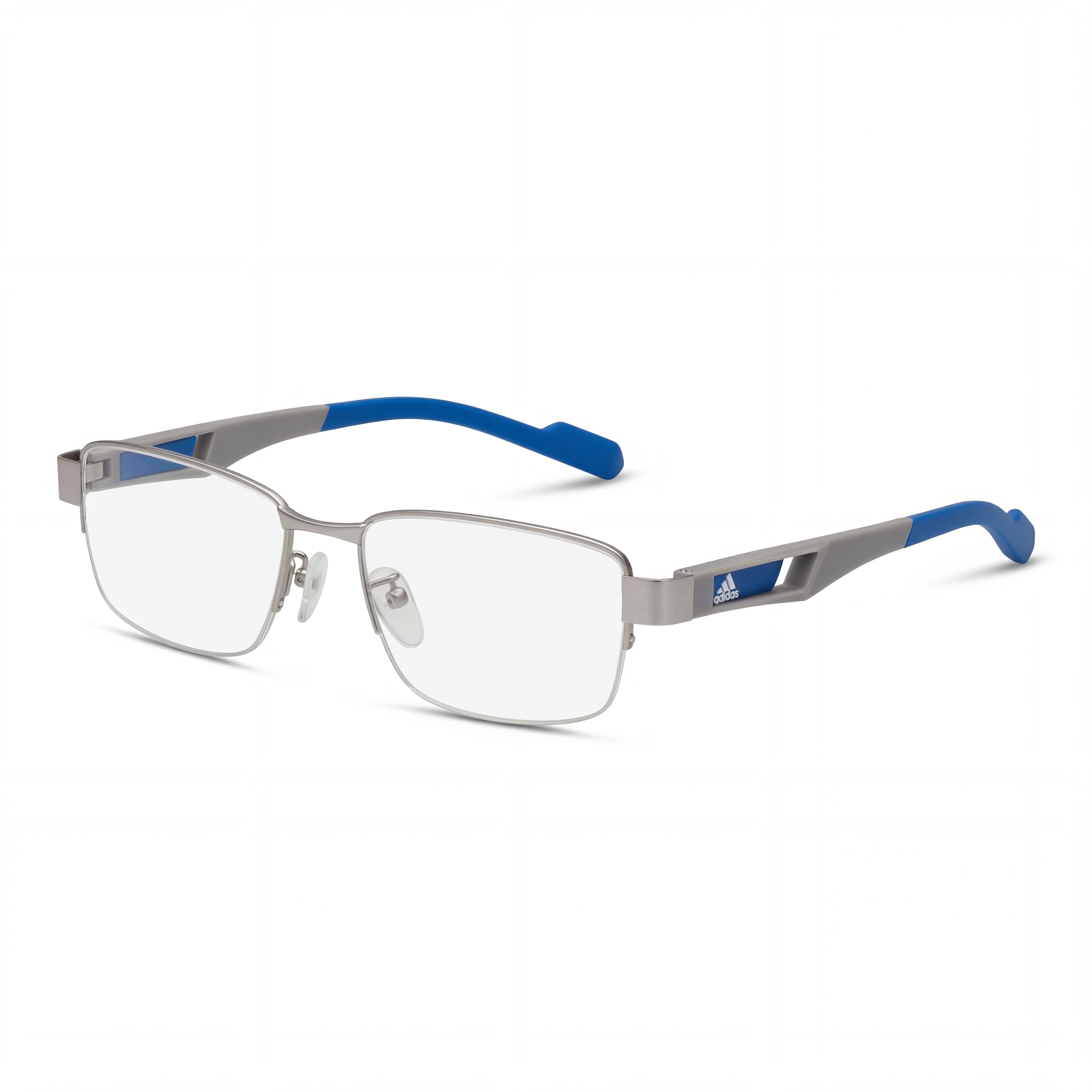 Adidas SP5037 017 53 Palladium Silver Eyeglasses for Men, Photo 1