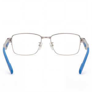 Adidas SP5037 017 53 Rectangle Eyeglasses for Men — interior view, Polycarbonate demo lenses