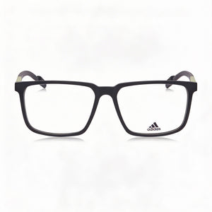 Adidas SP5039 Rectangle Eyeglasses Unisex — front view, Pantographed Plastic