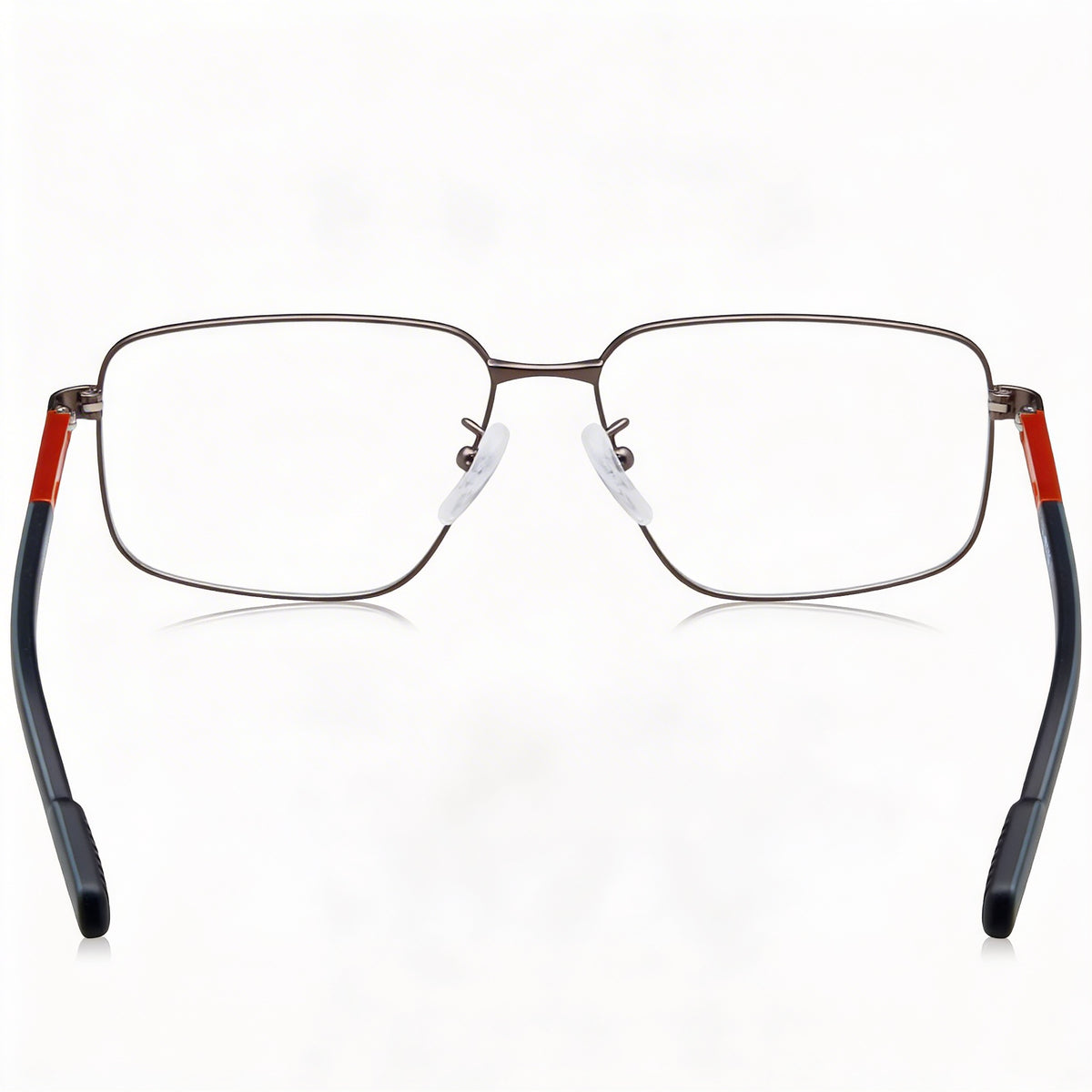 Gafas graduadas rectangulares para hombre Adidas SP5049, color gris plomo mate, 53 mm, Photo 3