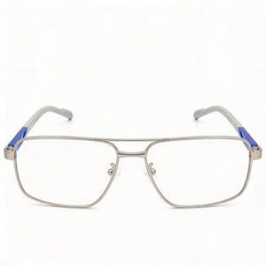 Adidas SP5049 Rectangle Eyeglasses for Men — front view, Metal
