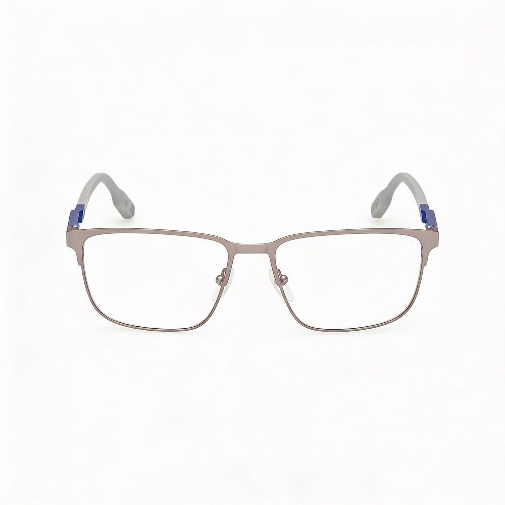 Adidas SP5074 Rectangle Eyeglasses Unisex — front view, Metal