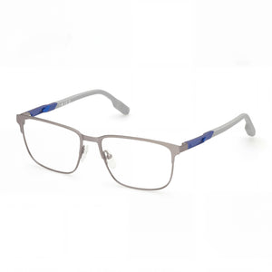 Adidas SP5074 Gray Rectangle Eyeglasses Unisex, Metal frame