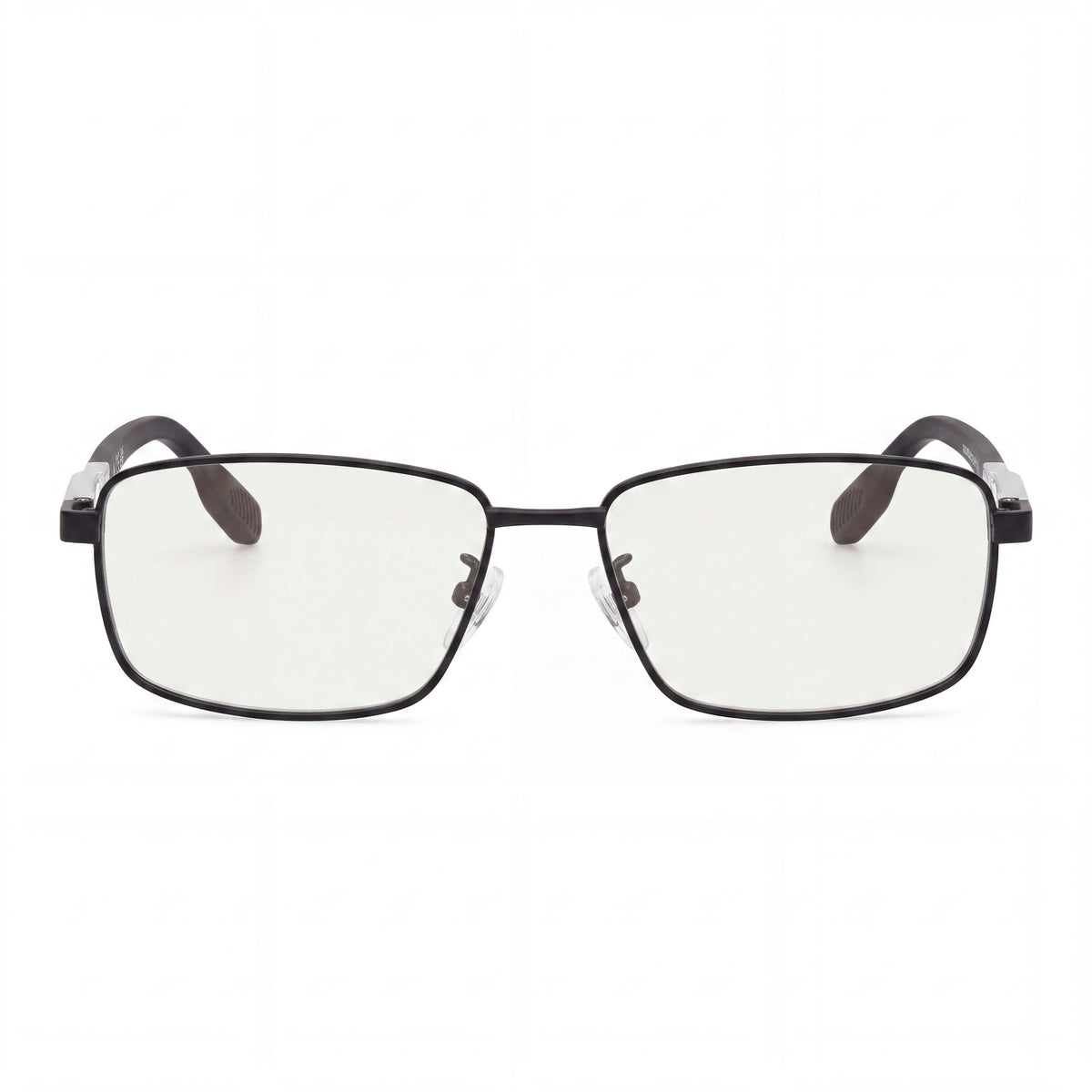 Adidas SP5085-H Matte Black Rectangle Eyeglasses Unisex, 55mm, Photo 2
