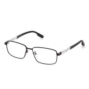 Adidas SP5085-H Black Rectangle Eyeglasses for Unisex, Metal frame