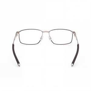 Adidas Sp5095 Rectangle Eyeglasses Women — side view, Black Metal temples