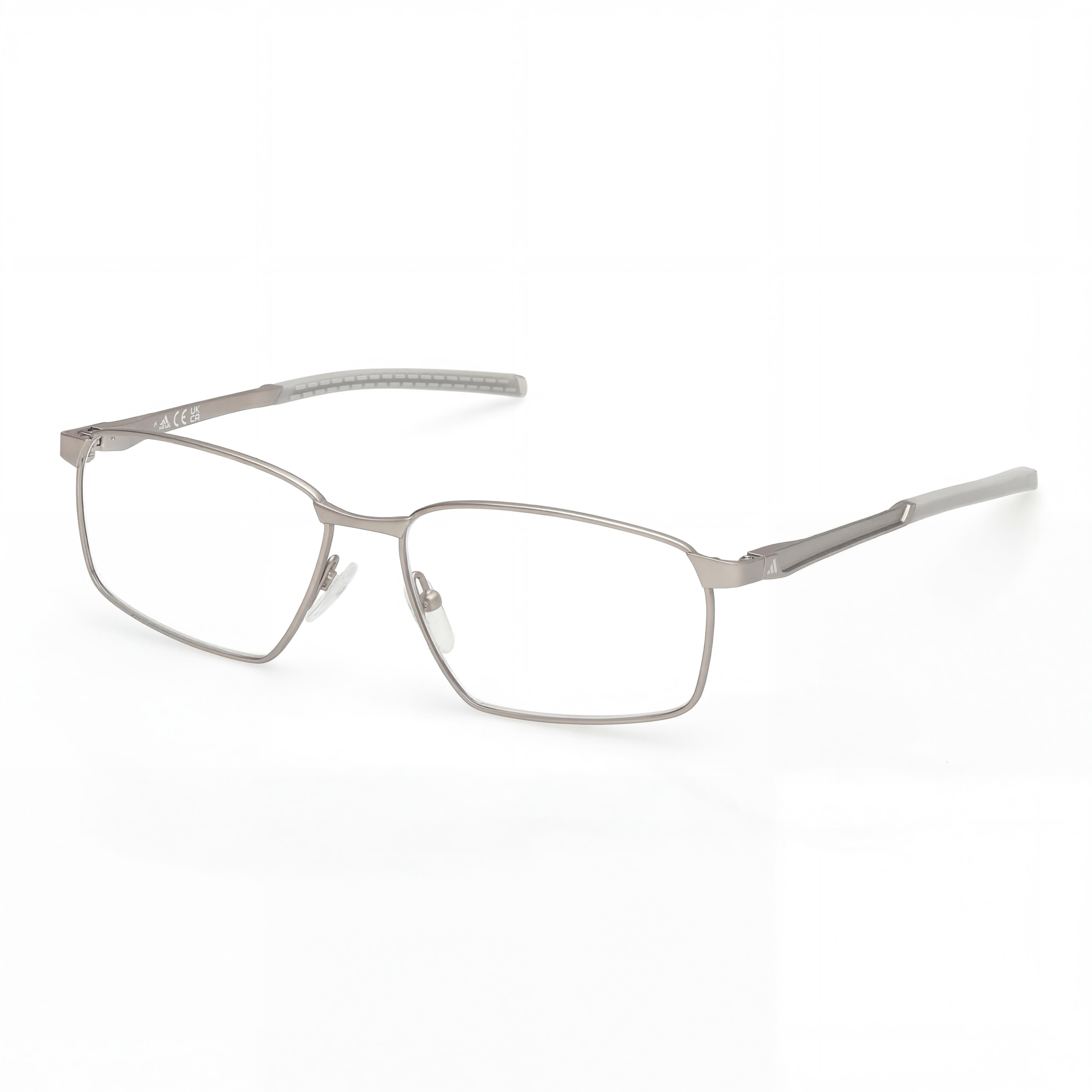 Adidas SP5095 Palladium Rectangle Eyeglasses for Men, Metal, Photo 1