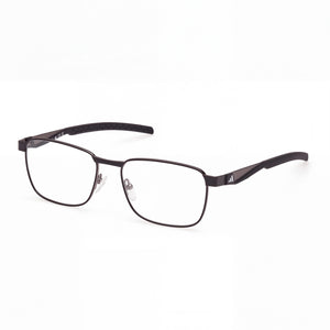 Adidas SP5098 Matte Black Rectangle Eyeglasses for Men, Metal frame