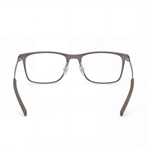 adidas SP5105 Rectangle Eyeglasses for Unisex — front view, Magnesium