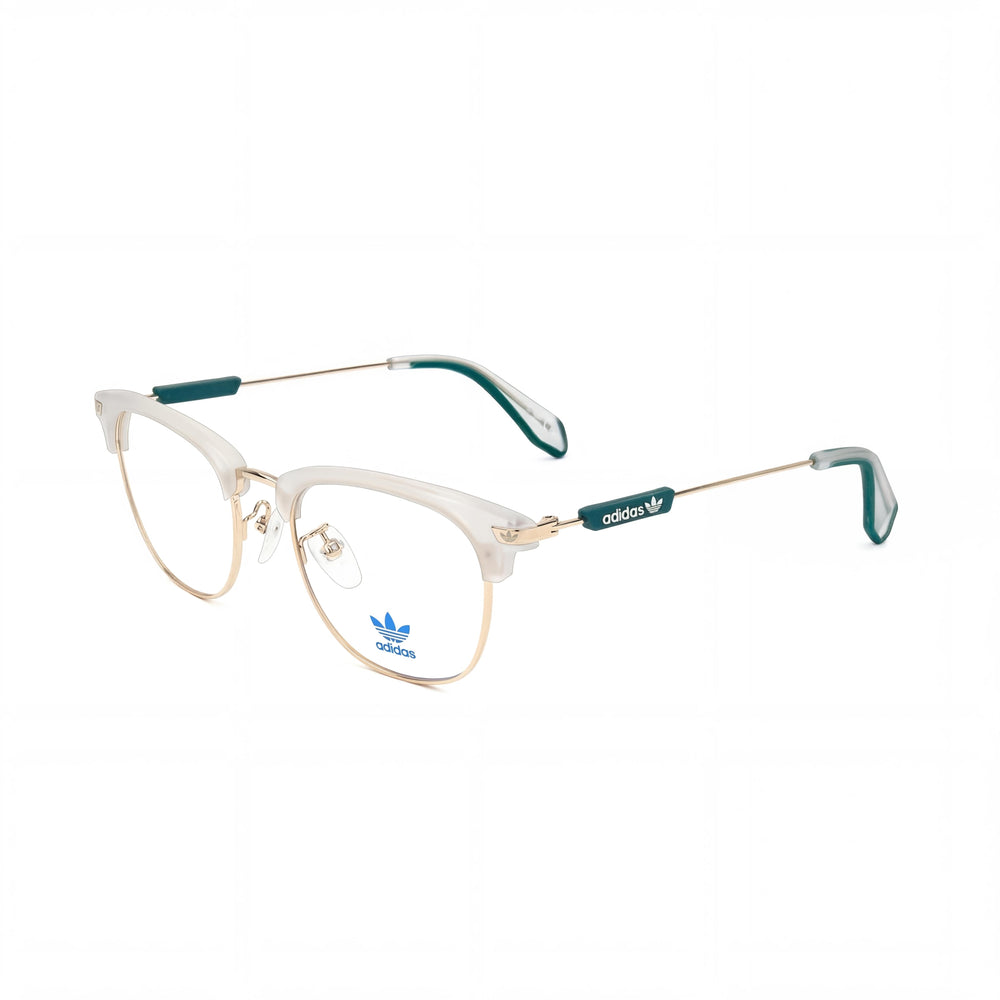 Adidas White Round Eyeglasses for Men, Metal frame