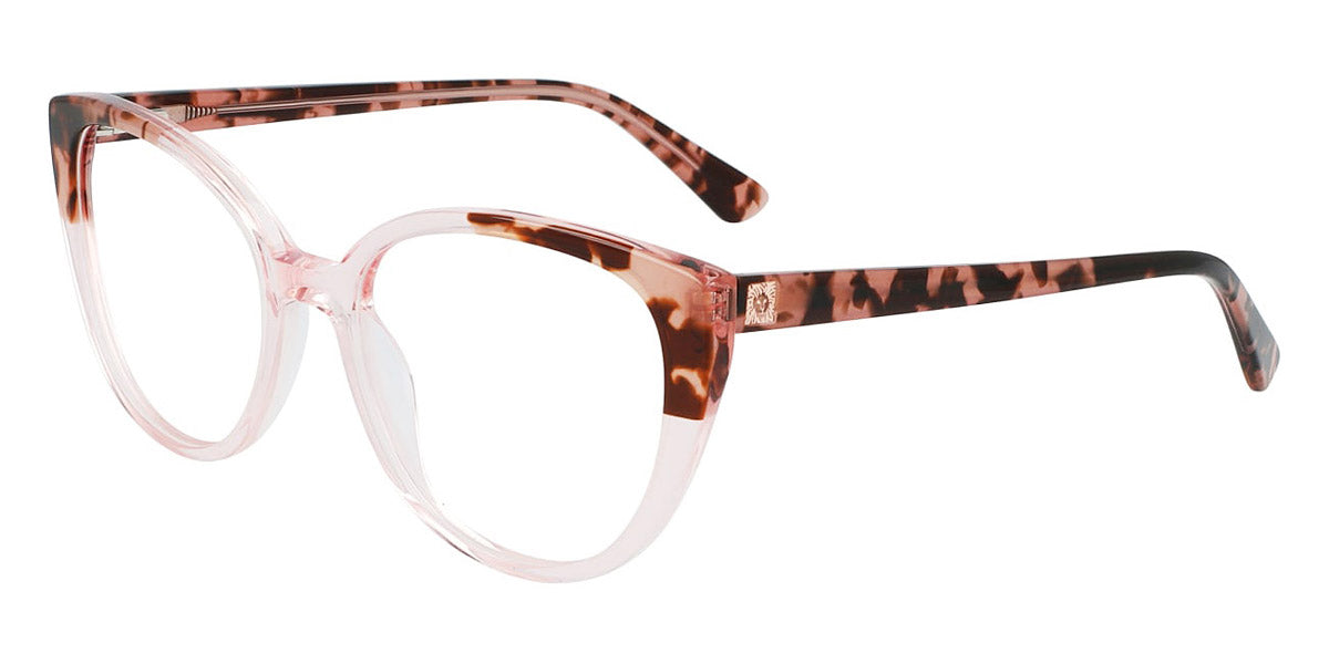 buy Anne Klein Women's Blush Cat-Eye Eyeglasses (AK 5092 660)