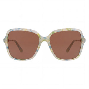 Anne Klein 7093 330 Butterfly Sunglasses for Women — front view, Acetate frame