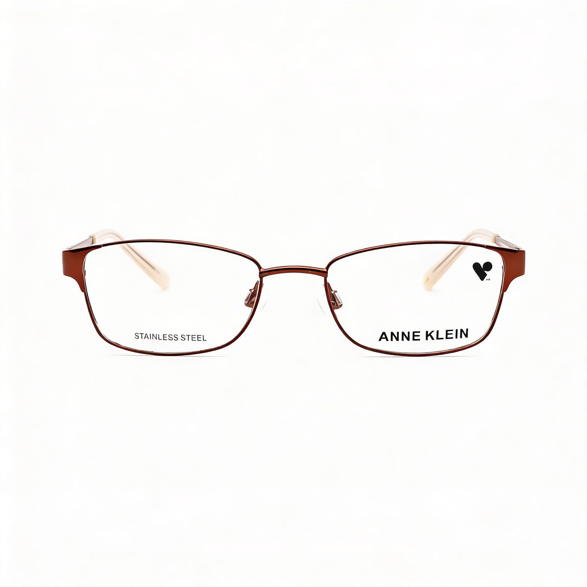 Anne Klein Ak5048 Mocha Rectangle Eyeglasses for Women, Metal 49mm, Photo 2