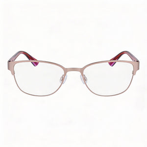 Anne Klein Ak5087 Rectangle Eyeglasses for Men — front view, Metal