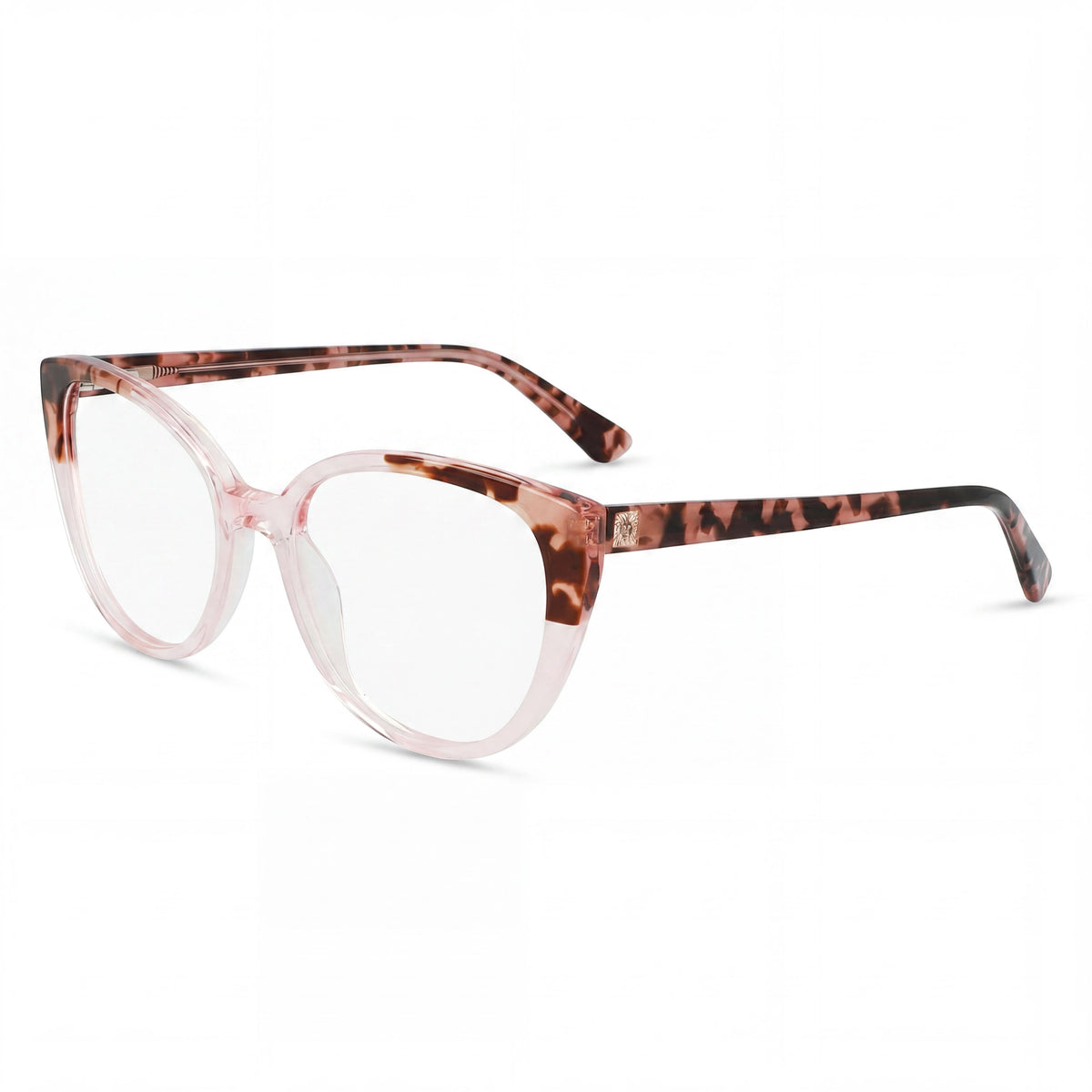 Anne Klein Ak5092 Blush Crystal Cat Eye Eyeglasses for Men, Photo 1