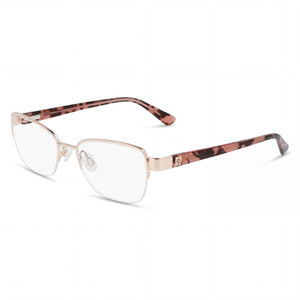 Anne Klein Ak5093 Gold Rectangle Eyeglasses for Men, Metal frame