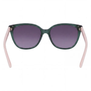 Anne Klein Ak7085 Rectangle Sunglasses for Women — interior view, Polycarbonate lens detail