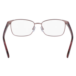 Anne Klein Classic Rectangle Eyeglasses for Men — interior view, Polycarbonate demo lenses