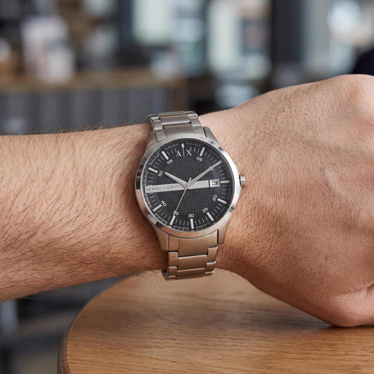 Reloj Armani Exchange gris para hombre, 46 mm, Photo 4