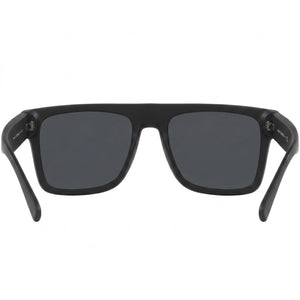 Armani Exchange Modern Minimalist Rectangle Sunglasses for Men — interior view, Non-Polarized lens detail