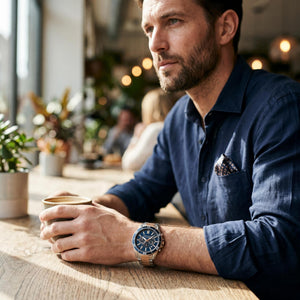 Armani Exchange Men's Watch — wrist wear, Stainless Steel band everyday timepiece