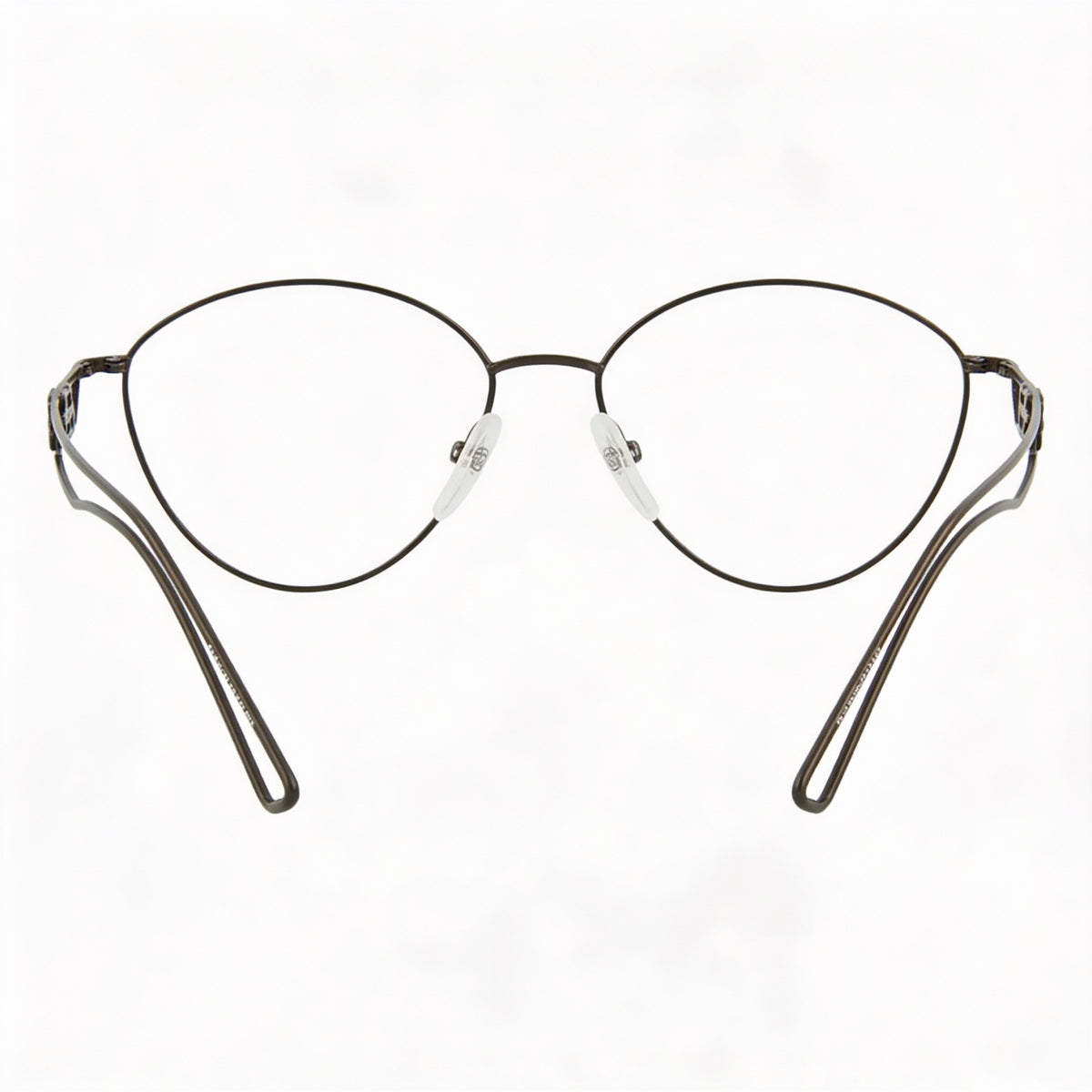Balenciaga Grey Round Eyeglasses Unisex, Metal 55mm, Photo 4