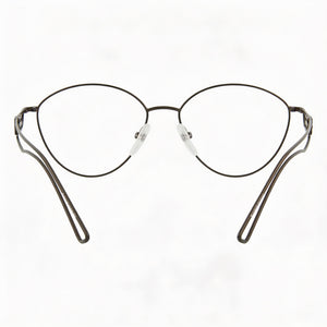 Balenciaga Round/Oval Round Eyeglasses Unisex — interior view, Plastic demo lenses