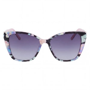 Bebe BB 7238 001 Cat Eye Sunglasses for Women — front view, Acetate frame