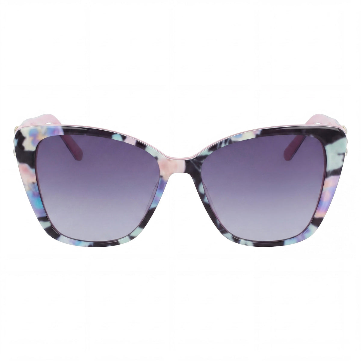 Bebe BB 7238 001 Floral Jet Cat Eye Sunglasses for Women, 55mm, Photo 2