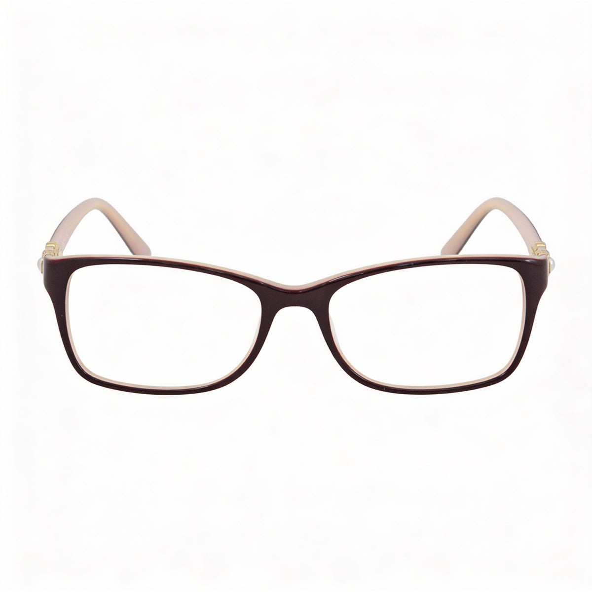 Bebe Bb5133 Brown Rectangle Eyeglasses for Women, 53mm, Photo 2