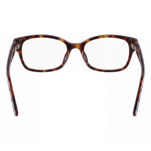 Bebe Bb5183 Rectangle Eyeglasses Men — side view, Tortoiseshell Metal temples