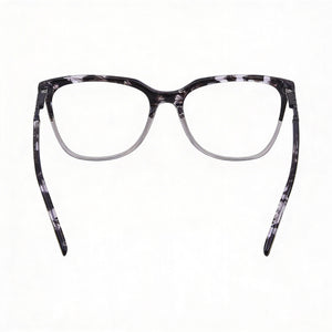 Bebe Bb5191 Round Eyeglasses Women — side view, Jet Plastic temples