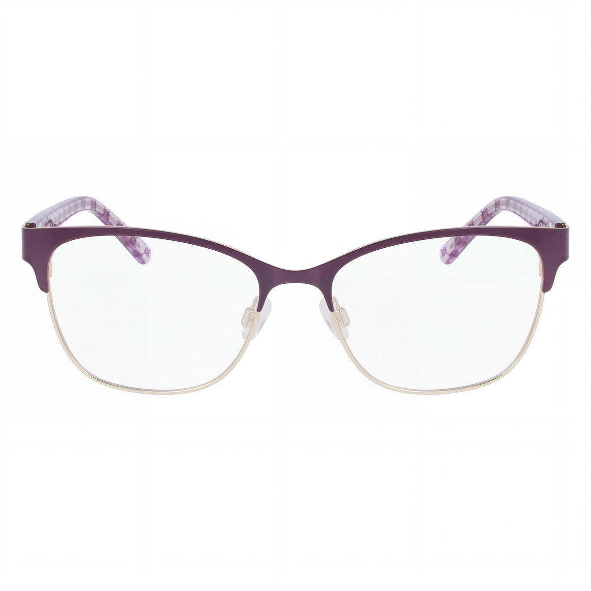 bebe Bb5196 Gafas para hombre con montura metálica en color ciruela, ancho de lente 52mm, puente 16mm, patilla 135mm, Photo 2