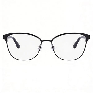 Bebe Bb5202 Cat Eye Eyeglasses for Men — front view, Metal