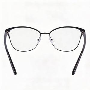 Bebe Bb5202 Cat Eye Eyeglasses for Men — interior view, Polycarbonate demo lenses