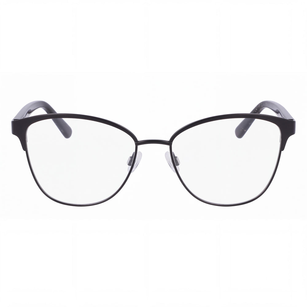 Bebe Bb5202 Rectangle Eyeglasses for Men — front view, Metal