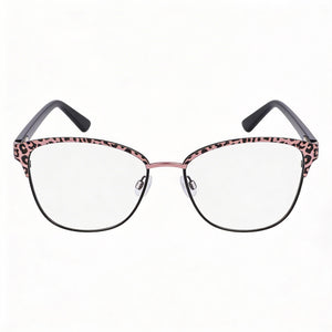 bebe Bb5202 Oval Eyeglasses for Women — front view, Metal