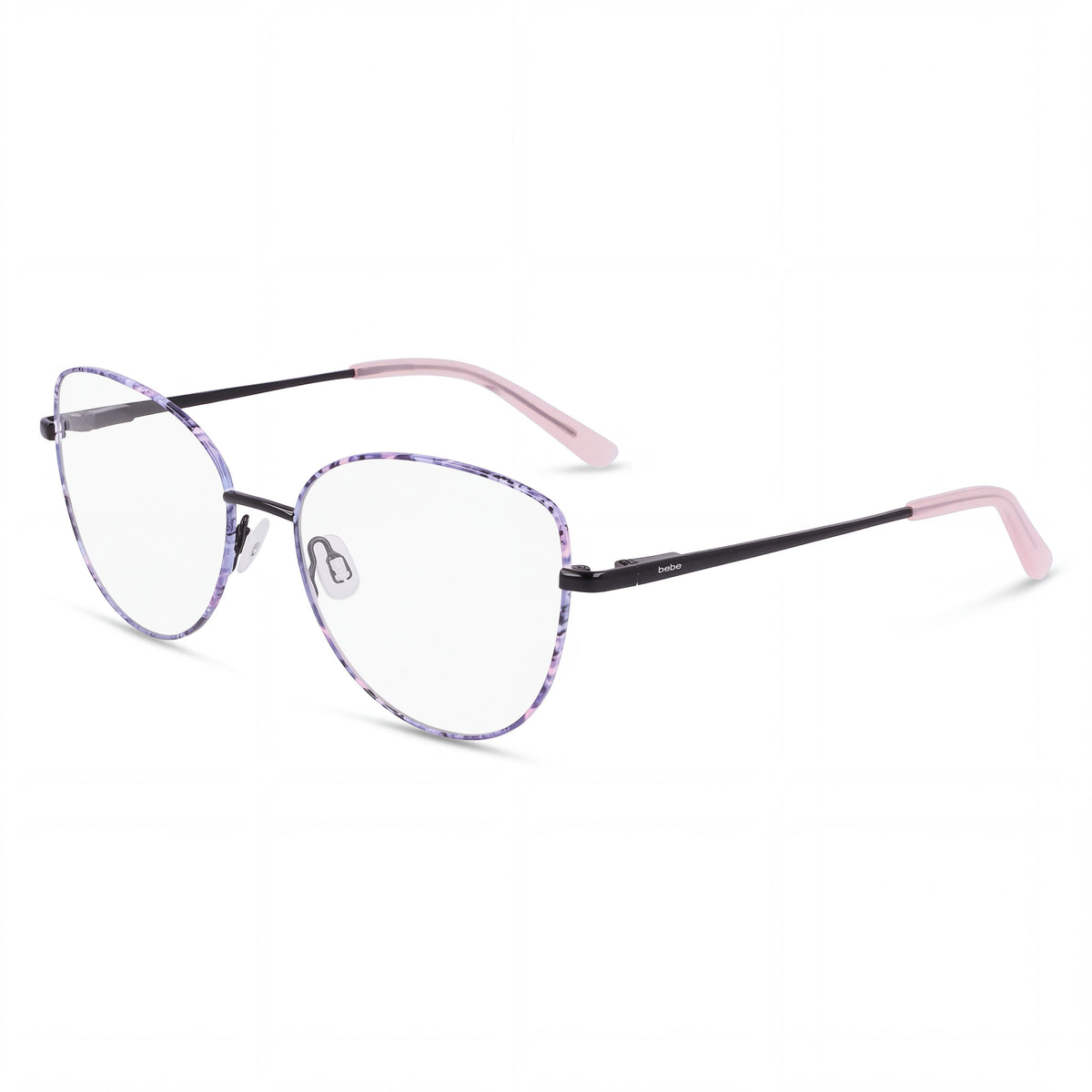 Lentes de sol Bebe Bb5207 con diseño floral tipo ojo de gato para hombre, 53mm, Photo 1